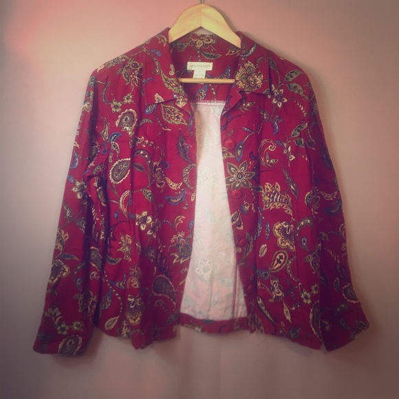 RED ‘APPLESEED’ VINTAGE BLAZER!!! - Picture 3 of 10